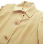 マックスマーラー MAX MARA LYCRA wool coat ウールコート茶 42 コート ブラウン 103MT-2256