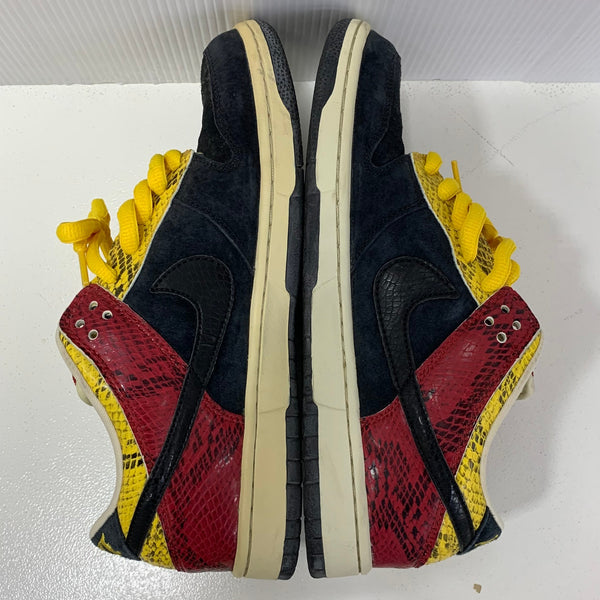 観賞用 ナイキ NIKE 2007年製 SB ダンク ロー コーラルスネーク Dunk Low Coral Snake 313170-701  メンズ靴 スニーカー ブラック 27cmサイズ 201-shoes1369