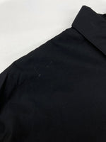 ジャンピエール THE JEAN PIERRE Thomas Mason SIGNATURE 11XL SHIRT シグネチャー シャツ オーバーサイズ ボタン 比翼 長袖 黒 長袖シャツ 無地 ブラック ONE SIZEサイズ 104MT-2324