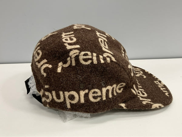 シュプリーム SUPREME 18AW Harris Tweed Camp Cap ハリスツイード キャンプキャップ 帽子 メンズ帽子 キャップ ブラウン 101hat-146