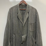 【曜日割引対象外】 ヴィンテージ vintage 40's ブラックシャンブレー アトリエコート コート ブラック 201MT-4464 VB