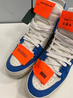オフホワイト Off-White 3.0 OFF COURT SUPREME SUEDE 青 メンズ靴 スニーカー ブルー EU42 101sh-2154