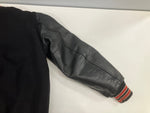 バトウィン BUTWIN 80's 80年代 黒タグ ウールメルトン スタジャン varsity jacket  袖レザー アメリカ製 MADE IN USA VINTAGE ヴィンテージ   ジャケット ブラック Sサイズ 101MT-5018