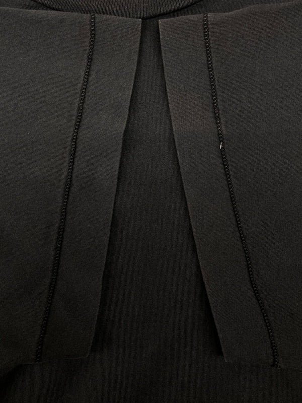 ストーンアイランド STONE ISLAND LOGO S/S T-Shirt ロゴ 半袖 Tシャツ クルーネック 刺繍パッチ 黒 741524113 Tシャツ ロゴ ブラック Sサイズ 104MT-2344