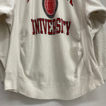 【曜日割引対象外】 チャンピオン Champion 80's REVERSE WEAVE INDIANA USA製 トリコタグ カレッジ スウェット ホワイト XXLサイズ 201MT-3963 VB