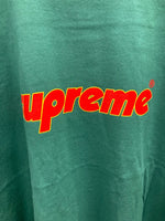 シュプリーム SUPREME pinline Tee Light pine ピンラインTシャツ 緑 ロゴプリント  半袖カットソー XXl Tシャツ グリーン 3Lサイズ 101MT-3220