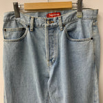 シュプリーム SUPREME Washed Regular Jeans 32inch デニム ブルー 201MB-1059