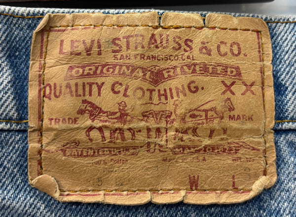 【曜日割引対象外】 リーバイス Levi's 80's 505 W33 デニム ブルー 201MB-763 VB