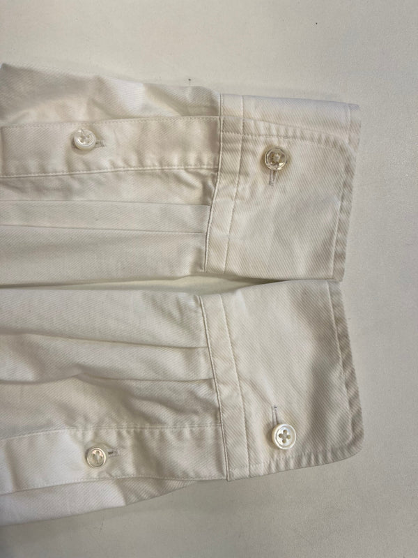 レインメーカー RAINMAKER KYOTO スタンドカラーシャツ コットンシャツ 白 日本製 RM171-054 サイズ44 長袖シャツ ホワイト 101MT-5436