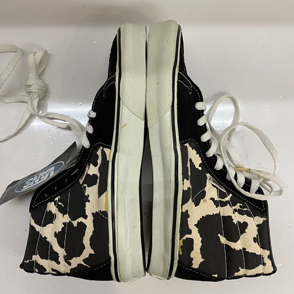 【曜日割引対象外】 ヴァンズ VANS Hi-TOP ホルスタイン柄 牛柄 デッドストック USA製 メンズ靴 スニーカー ブラック 26cmサイズ 201-shoes1440 VB