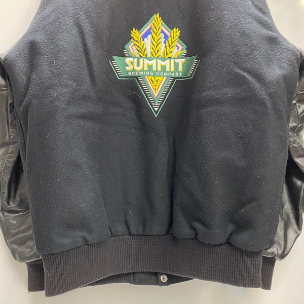 【曜日割引対象外】 ステアブランド STEER BRAND 90's USA製 ウール スタジャン ジャケット ブラック Lサイズ 201MT-4608 VB