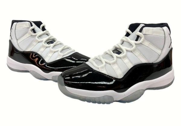 ナイキ NIKE 18年製 AIR JORDAN 11 RETRO CONCORD エア ジョーダン レトロ コンコルド AJ11 白 黒 378037-100 メンズ靴 スニーカー ホワイト 26.5cm 104-shoes602