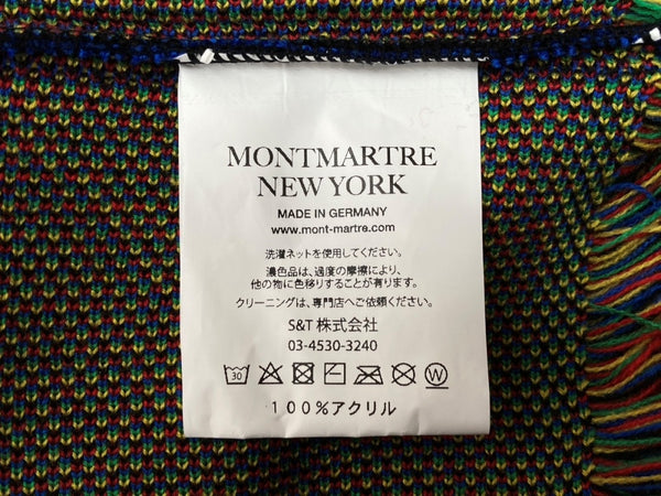 モンマルトルニューヨーク MONTMARTRE NEW YORK TAINTED SCARF テインティッド スカーフ マフラー  マフラー・ストール 総柄 マルチカラー 104Z-28