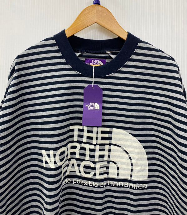 ノースフェイス THE NORTH FACE PURPLE LABEL COOLMAX St.Jersey Trail NT3220N Tシャツ ネイビー Mサイズ 201MT-3135