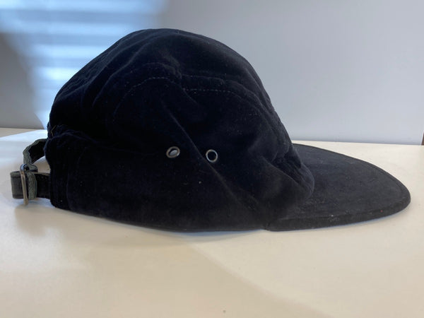 シュプリーム SUPREME 20FW 20AW Velvet Camp Cap ベルベットキャンプキャップ BLACK 帽子 メンズ帽子 キャップ ブラック 101hat-105