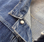 リーバイス Levi's 506xx 1st 40年代 40s 40'S 1947 前期 片面タブ BIGE 革パッチ VINTAGE DENIME JACKET ファースト ヴィンテージ デニム オリジナル ジャケット ブルー 103MT-2181