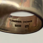 【中古】ナンバーナイン NUMBER (N)INE アーカイブ エンブレムリング 925 #19 メンズジュエリー・アクセサリー 指輪・リング シルバー 201goods-636