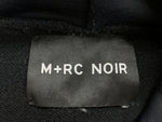 マルシェノア M+RCNOIR Pullover Logo Parka プルオーバー ロゴ パーカー フード 黒 パーカ ロゴ ブラック Mサイズ 104MT-553