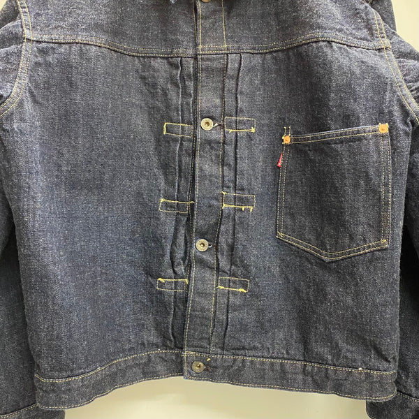 【曜日割引対象外】 ニートスタイル Neat Style KIWAMI WWII ”極み”大戦モデル 錆ボタン デニム ジャケット ブルー 46サイズ 201MT-4697 VB