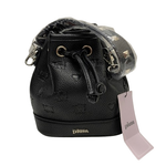 ピウム pium モノグラムドローストリングミニバッグ 巾着バッグ 1024S050620434 バッグ レディースバッグ 2way・3wayバッグ ブラック 201goods-744