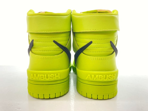 ナイキ NIKE 21年製 × AMBUSH アンブッシュ DUNK HIGH FLASH LIME フラッシュ ライム スニーカー 黄緑 CU7544-300 メンズ靴 スニーカー グリーン 26cm 104-shoes298