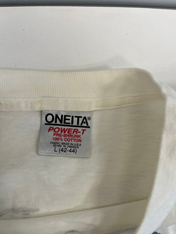 ヴィンテージ vintage BOB MARLEY ボブマーリー バックプリント 白 Tシャツ ホワイト Lサイズ 101MT-4788