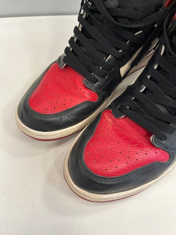 ジョーダン JORDAN NIKE AIR JORDAN 1 RETRO HIGH OG BRED TOE ナイキ エアジョーダン 1 レトロ ハイ オージー ブレッドトゥ 555088-610 メンズ靴 スニーカー レッド 28.5cm 101sh-2352