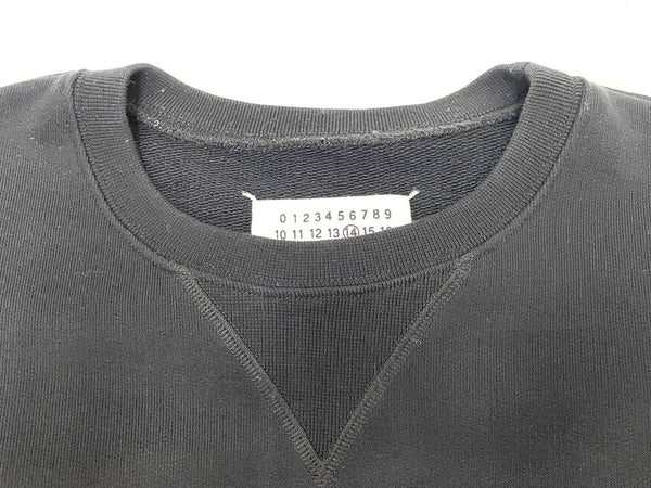 メゾンマルジェラ Maison Margiela 16SS elbow patch sweatshirts エルボーパッチ スウェット S30GU0032 51 175/92A ブラック 601MT-33