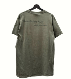 バンド band Rage Against the Machine レイジアゲインストザマシーン Emiliano Zapata エミリアーノ サパタ giant 90's 90年代 緑 Tシャツ プリント カーキ Lサイズ 104MT-1179