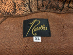 ニードルズ NEEDLES Track Jacket - Poly Jq ジャガード柄 トラックジャケット MADE IN JAPAN ロゴ NS242 XL ジャケット 総柄 ブラウン 101MT-2462