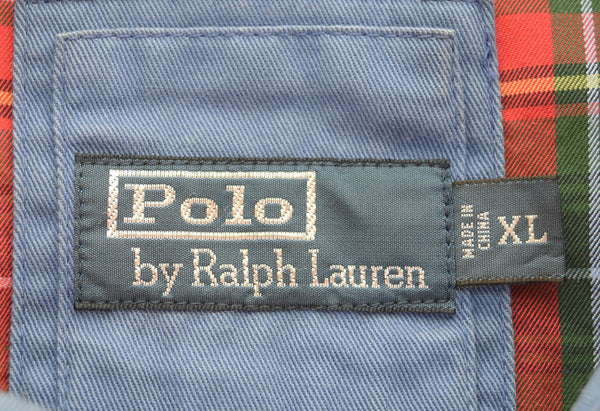 ラルフローレン RalphLauren スウィングトップ ブルゾン チンストラップ ジャケット ブルー LLサイズ 103MT-3093
