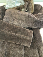 マックスマーラ Max Mara アルパカウールコート スーリベルテッドコート 茶 60161979 コート ブラウン 42 101LT-191