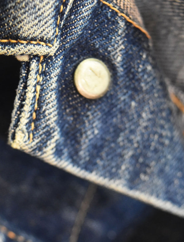 リーバイス Levi's 507XX 2nd 革パッチ ボタン裏17 両面タブ デニムジャケット 青 ジャケット ブルー 103MT-2177