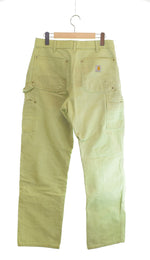 カーハート Carhartt 90s ダブルニーペインターパンツ レアカラー Made in USA 90's USA製 襤褸 雰囲気 ボトムスその他 グリーン 103MB-677