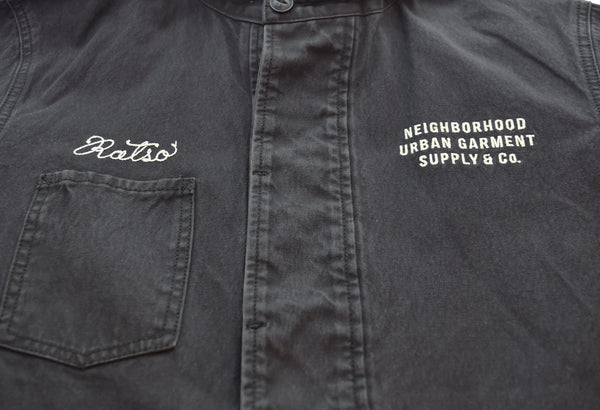 ネイバーフッド NEIGHBORHOOD ロゴ 刺繍 ジャケット 黒 111NYNH-JKM01 ジャケット ブラック Lサイズ 103MT-1811