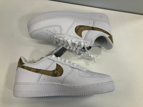 ナイキ NIKE Air Force 1 Low Retro PRM QS Ivory Snake (2019) エアフォース1 アイボリースネーク  AO1635-100 メンズ靴 スニーカー ホワイト 28.5cm 101sh-1823