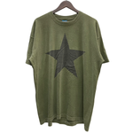 【曜日割引対象外】 ヴィンテージ vintage 90's R.E.M. FRUIT OF THE LOOM Monster Promotion Star Tシャツ カーキ XLサイズ 201MT-4283 VB