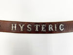 ヒステリックグラマー HYSTERIC GLAMOUR OLD STUD HANDMADE スタッズベルト ロゴ ベルト・サスペンダー メンズベルト ブラウン 101goods-169