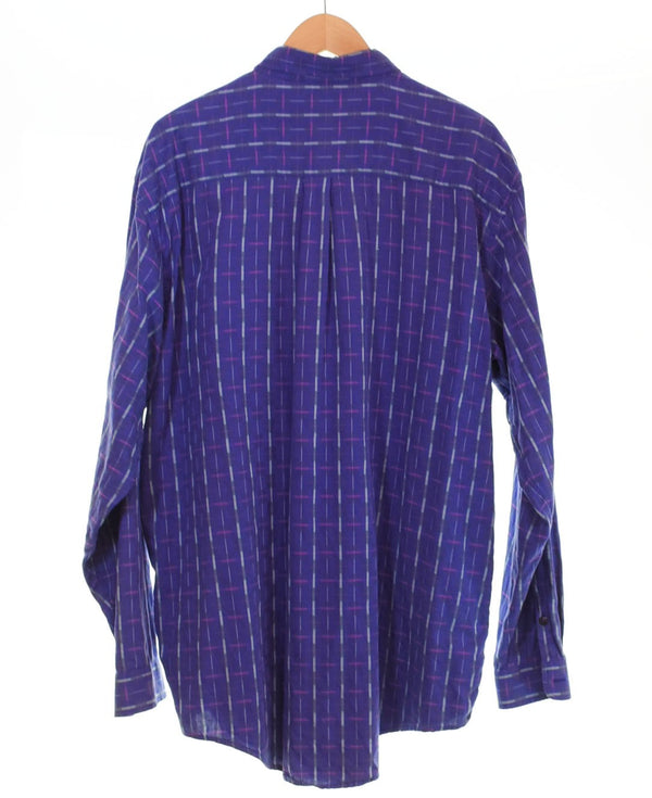 パタゴニア PATAGONIA Patagonia 00's 100% cotton チェック シャツ 長袖シャツ パープル LLサイズ 103MT-2694