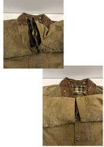 バブアー BARBOUR 90's 90年代 3ワラント GAMEFAIR ゲームフェア ワックス コットン オイルドジャケット ハーフコート VINTAGE ヴィンテージ C42 ジャケット カーキ 101MT-5342