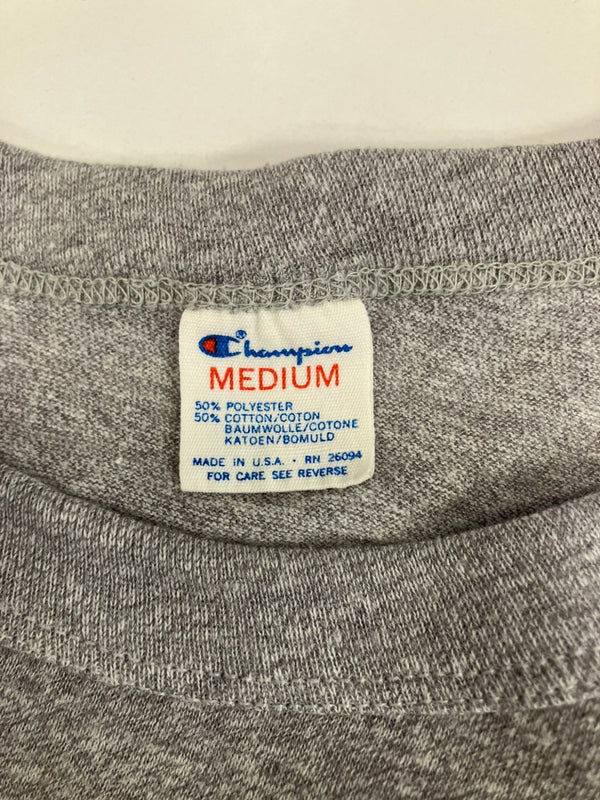 チャンピオン Champion 80's 80年代 トリコタグ HARVARD ハーバード カレッジロゴ プリント 霜降り vintage ヴィンテージ made in USA アメリカ製 Tシャツ グレー Mサイズ 101MT-4034