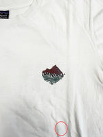 パタゴニア PATAGONIA 90s Vintage ヴィンテージ USA製 フィッツロイ山プリントTee 白 Tシャツ ホワイト Mサイズ 101MT-4731