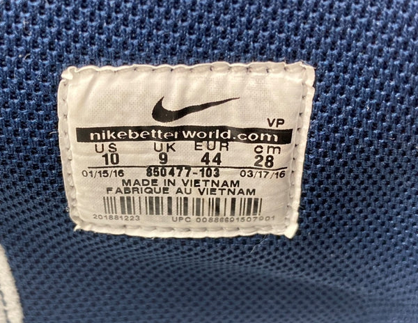 ナイキ NIKE 16年製 DUNK RETRO QS MIDNIGHT NAVY ダンク レトロ ミッドナイト ネイビー アリゾナ ビラノバ 白 紺 850477-103 メンズ靴 スニーカー ネイビー 28cm 104S-759