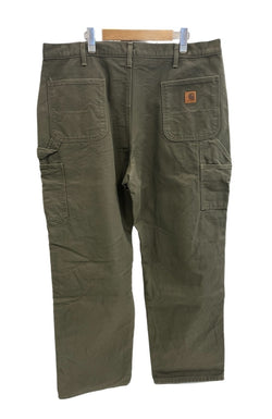 カーハート Carhartt Washed Duck Flannel Lined ウォッシュド ダック フランネル ラインド ペインターパンツ B111 MOS チノパン カーキ W40×L32 101MB-668