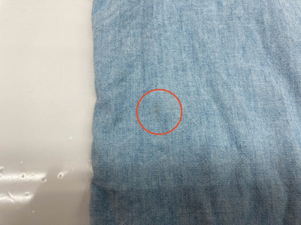 ダブルアールエル RRL 90s 三ツ星タグ SHIRT バンドカラー 猫目ボタン 胸ポケット ヴィンテージ VINTAGE ラルフローレン RALPH LAUREN コットン マレーシア製 ライトブルー 青 長袖シャツ 無地 ブルー Mサイズ 104MT-2026