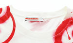 プラダ PRADA 2007ss Adam Neate アダムニートアーカイブ archive 総柄 プリント 半袖Tシャツ 白 Tシャツ ホワイト LLサイズ 103MT-2666
