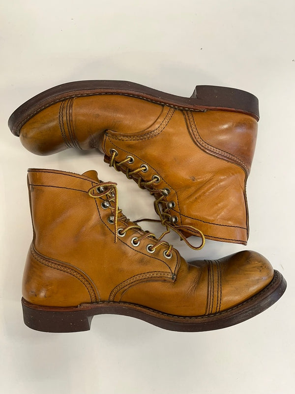 レッドウィング RED WING アイアンレンジャー USA製 アメリカ製 レザーブーツ 茶 8112 メンズ靴 ブーツ ワーク ブラウン 25.5cm 101sh-2280