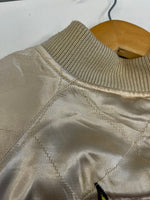 ブルーナボイン BRU NA BOINNE トレジャージャンパー2号 リバーシブルブルゾン スカジャン サテン コットンベロア I DREAMED 刺繍  1158217 サイズ2 ジャケット ゴールド 101MT-5204