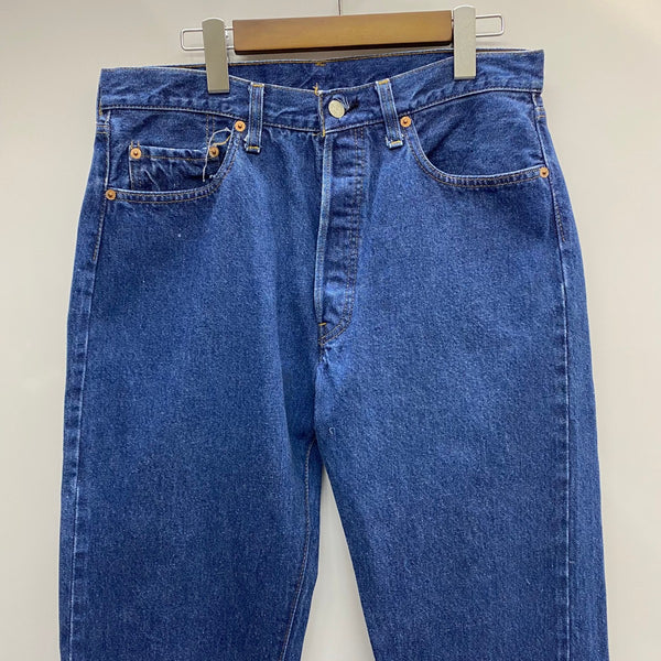【曜日割引対象外】 リーバイス Levi's 80's 501 赤耳 赤タブ無し 濃紺 USA製 デニム ブルー W34 L34サイズ 201MB-1159 VB