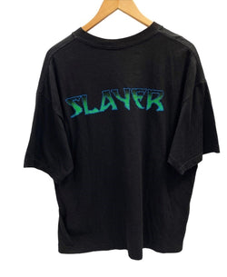 ヴィンテージ VINTAGE  ITEM Slayer Teeth Skull T-Shirt スレイヤー ダブルステッチ 00年代 黒  XL Tシャツ プリント ブラック LLサイズ 101MT-2220